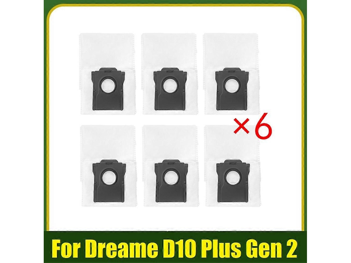 6pcs Dust Bag For D10 Plus Gen 2 Rld32gd Robot Vacuum Dust Bag Replace Parts Accessories