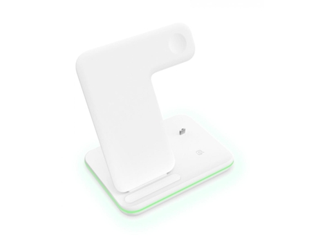 Cargador Inalámbrico Universal Qi Fast para Samsung Blanco