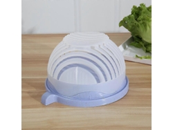 Cortador de ensaladas en bol: corta frutas y verduras, rebana y prepara ensaladas en 60 segundos - Utensilios de cocina de calidad
