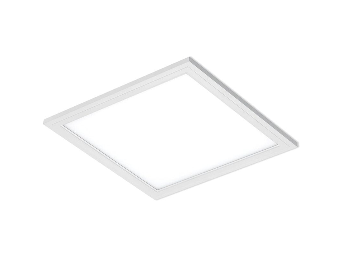 Lámpara De Techo Led Cuadrada Blanca, Ideal Para El Dormitorio Y La Sala De Estar.
