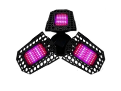 Fasst-luz De Crecimiento Led Ip65 144led 80w Para Plantas Interiores Con Alas Plegables E26/e27
