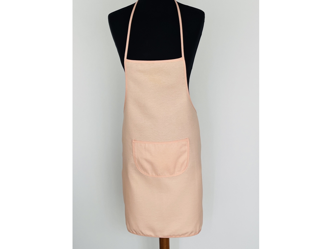 Delantal ILMH BY I LOVE MY HOME (algodón-poliéster - 60x75cm - Coral Liso)