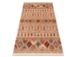Alfombra Keshan Franjas, Oriental 7684/53555 Beige/Terracota (160 x 230 cm)