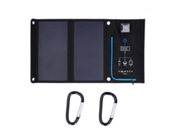 Bolsa Cargador Solar Portátil Plegable Exterior Com Portas Usb Para Telefones Inteligentes E Tablets