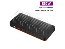 Estación de carga rápida USB universal con múltiples puertos MDUG (180 W)