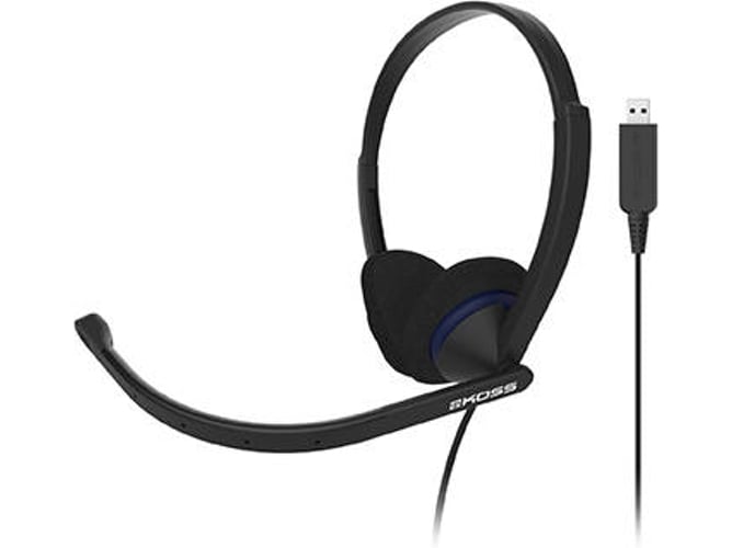 Auriculares con Micrófono KOSS CS200 (On Ear - Negro)
