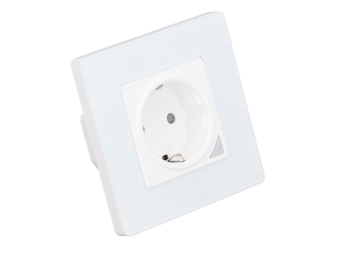 Enchufe de pared inteligente con wifi de 2,4 GHz, resistente al agua, control remoto por voz para Google Home.