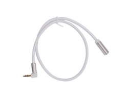 Cable De Audio Estéreo De 3,5 Mm Macho A Hembra Con Conector En Ángulo Recto, Extensión De 2 M, Para Auriculares, Tableta, Altavoz Y Amplificador.