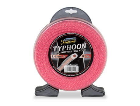 Hilo de recortadora GARLAND Typhoon 71024Y8724 87 m 2,4 mm doble capa