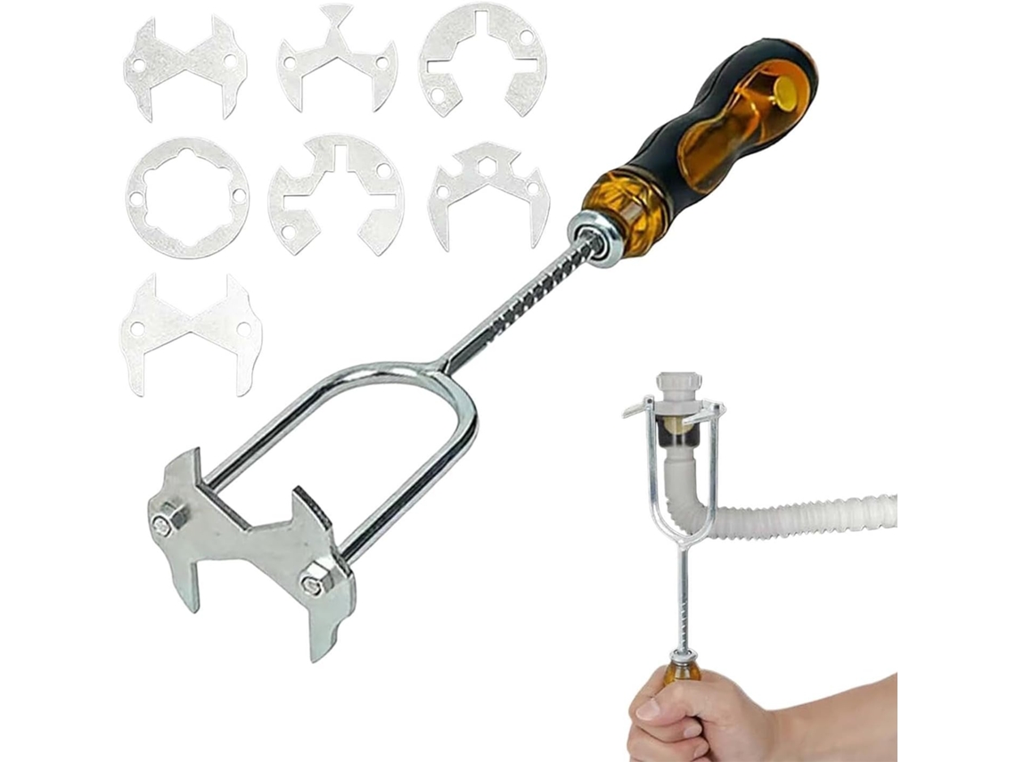 Llave Para Fregadero De Acero - Herramienta Profesional De Fontanero, Construcción De Carbono,