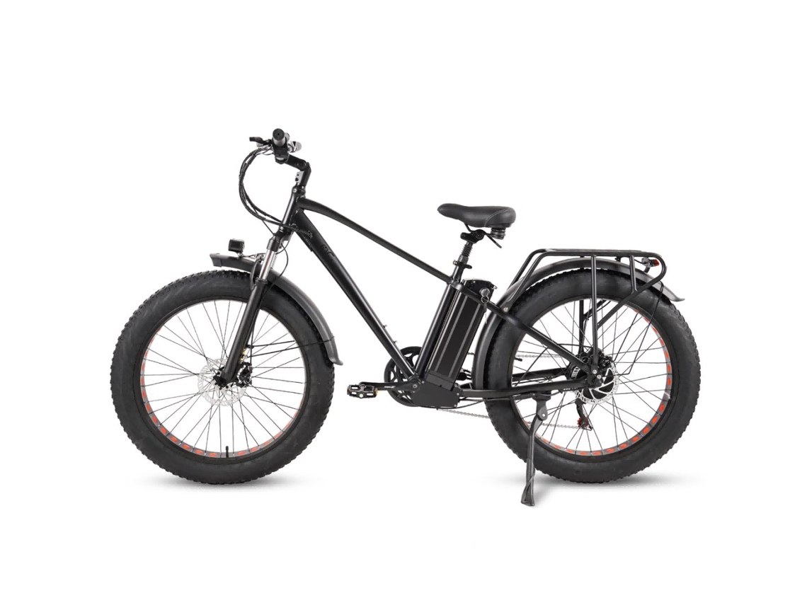 Bicicleta eléctrica Cmacewheel KS26 de 500 W y 26 pulgadas con neumáticos anchos, batería de montaña eléctrica de 864 Wh y 18 Ah.