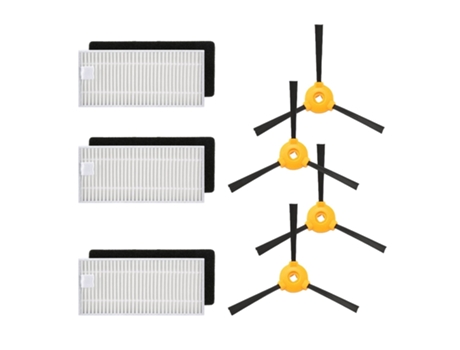 Kits de cepillo lateral de filtros de espuma para aspiradora Ecovacs Deebot N79 N79S, repuestos de aspiradora robótica