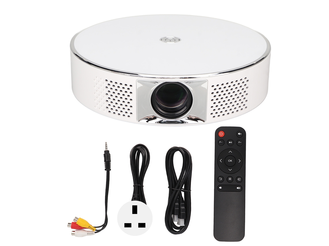 Proyector Led Doméstico Con Corrección Digital De Trapecio 4k 1080p