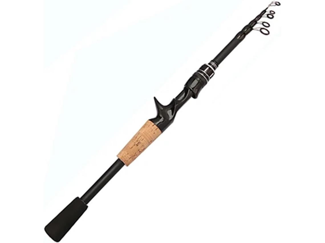Caña De Pescar Carbono Para Señuelos, 1,5 M, 0,8 2,1 0,4 Telescópica Ultraligera Trucha Y Lubina 8 A 15 Lb., M