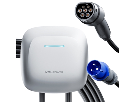 Cargador EV VDLPOWER EC40 7KW Carga rápida Cable tipo 2 de 5M IP65