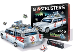 Puzzle 3D WREBBIT 3D ECTO-1 Cazafantasmas (Edad Minima: 6 anos - 280 Piezas)