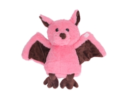 2026yncm--muñeco De Murciélago De Halloween Suave Peluche Amigable Con La Piel Juguete Decorativo Para Niños Rosa