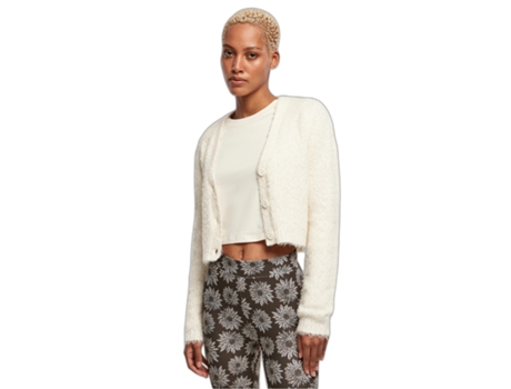 Abrigo de Mujer URBAN CLASSICS (2XL - Blanco)