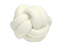 Cuscino Nodo Furn. Bouclè Ecru