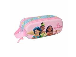 Estuche Doble SAFTA Princesas Disney 3D (21 x 6 x 8 cm)