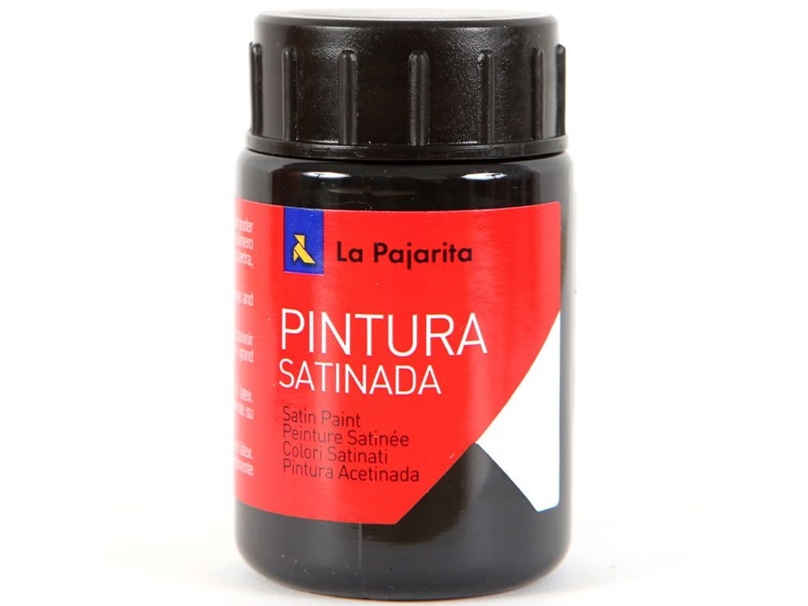 Pintura Satinada LA PAJARITA Latex Primer Preto 35ml