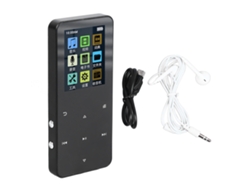 Reproductor Mp4 Bluetooth Con Pantalla Táctil, Hifi, Sonido Sin Pérdidas, Carcasa Metálica, Compatible Con Tarjeta De Memoria De 128 Gb, Portátil.