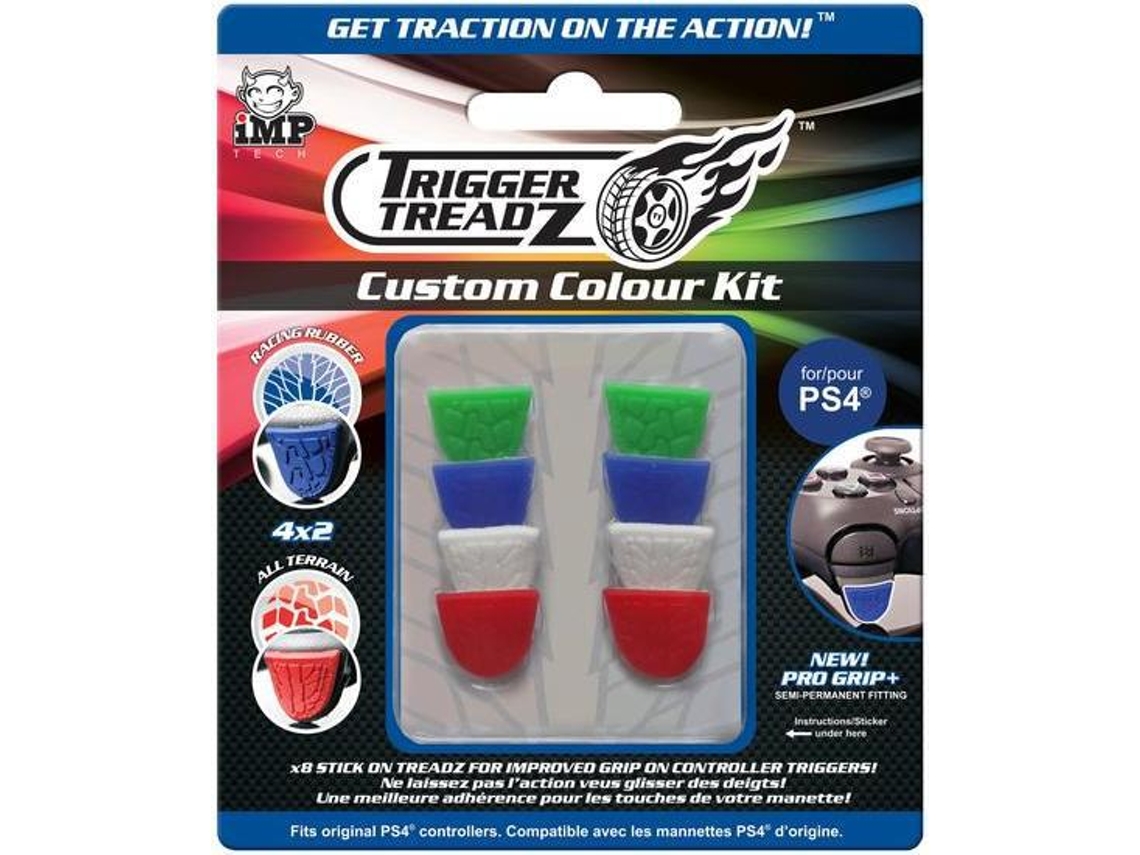 Kit de color personalizado Trigger Treadz Tt: 8 paquetes / Ps4