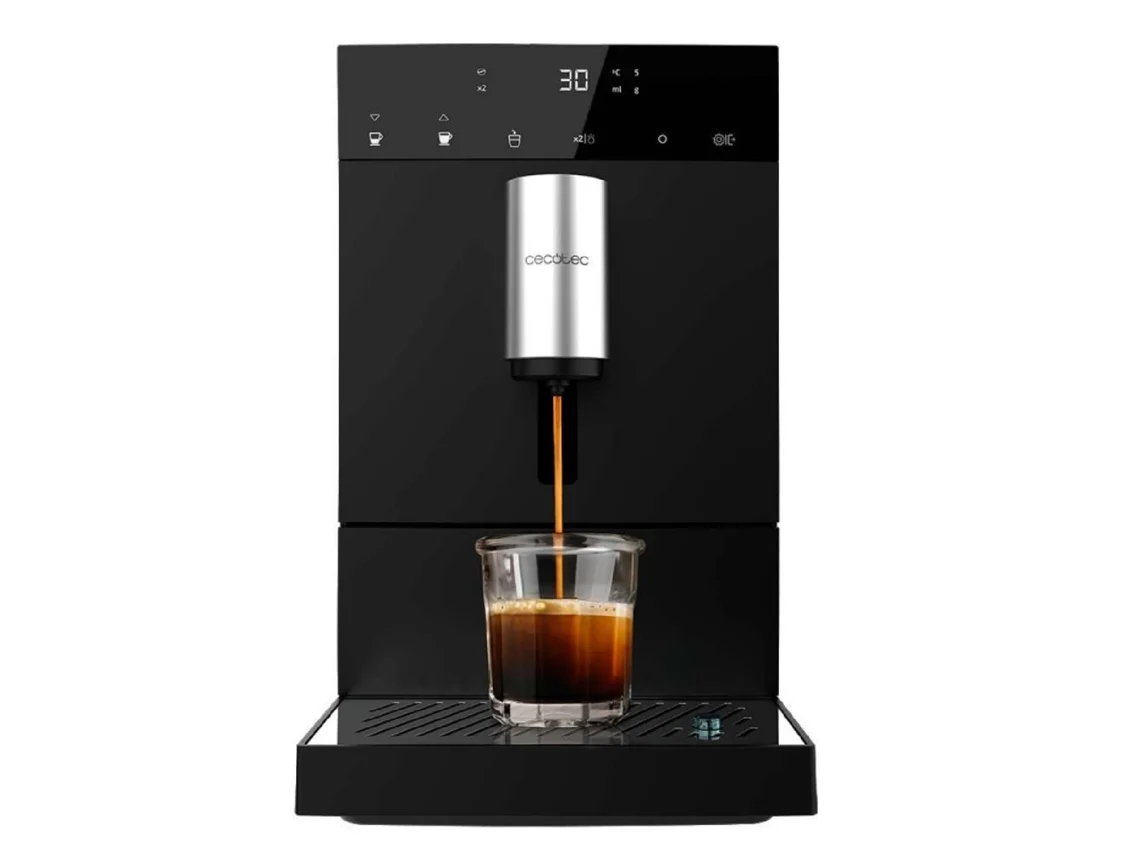 Cecotec Cafetera Superautomática Compacta Cremmaet Compact, 19 Bares, Sistema Thermoblock, Grano Recién Molido Con Plug&amp;play