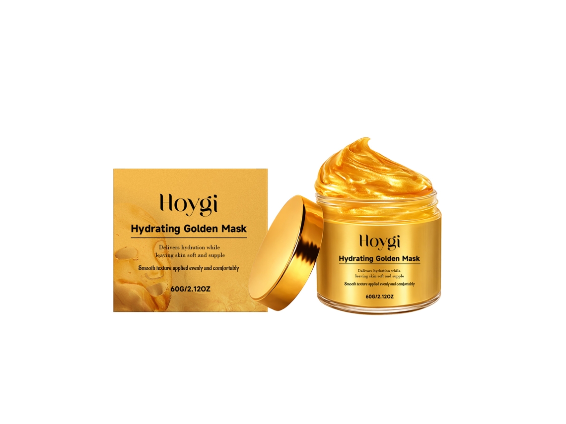 Mascarilla dorada despegable