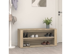 Zapatero Organizador en Derivados de Madera Roble Sonoma 100X35X45 Cm
