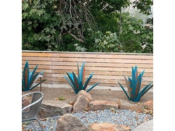 Decoración De Agave De Hierro Sintético Para Jardín, Hogar, Exteriores E Interiores, Metal.