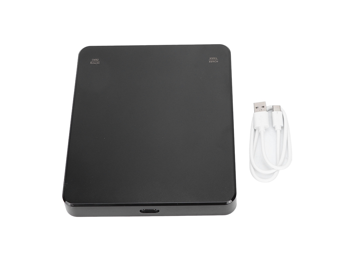 Balanza inteligente para café Mali con pantalla LED y temporizador, alta precisión de 0,1 g a 3 kg, para cocina.