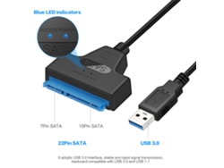 Adaptador Convertidor De Usb 2.0 A Sata Cable 22pin Para Disco Duro De 2.5'' Libre Para Laptop Ssd Hdd