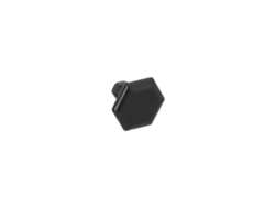 Pomo Para Muebles De Zamac Diámetro 35mm Barniz Negro Mate Pack De 25