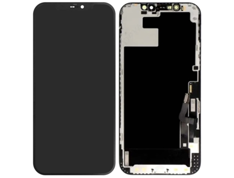 Bloque Completo iPhone 12 y 12 Pro Pantalla LCD Cristal Táctil Compatible Negro CLAPPIO