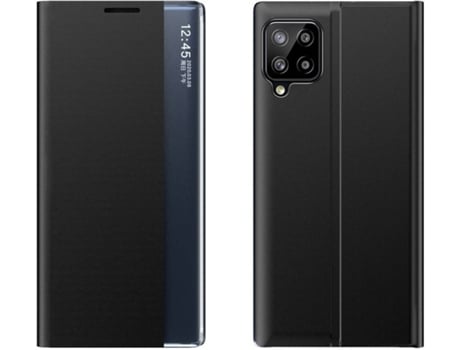 Funda Samsung Galaxy A22 LMOBILE Flip Cover (Negro)