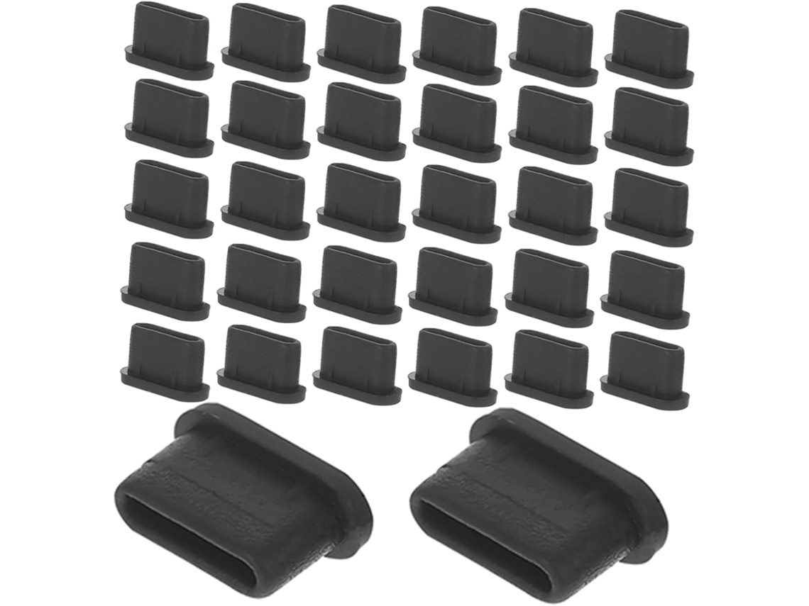 Lote De 500 Tapas Protectoras De Silicona Suave Para Usb-c.