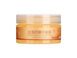 Mascarilla hidratante para manos que elimina la piel muerta e hidrata profundamente.