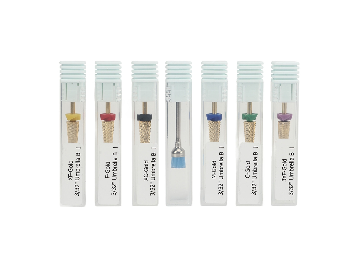 7 Brocas De Acero Inoxidable Para Limado De Uñas, Ideales Para Manicura.
