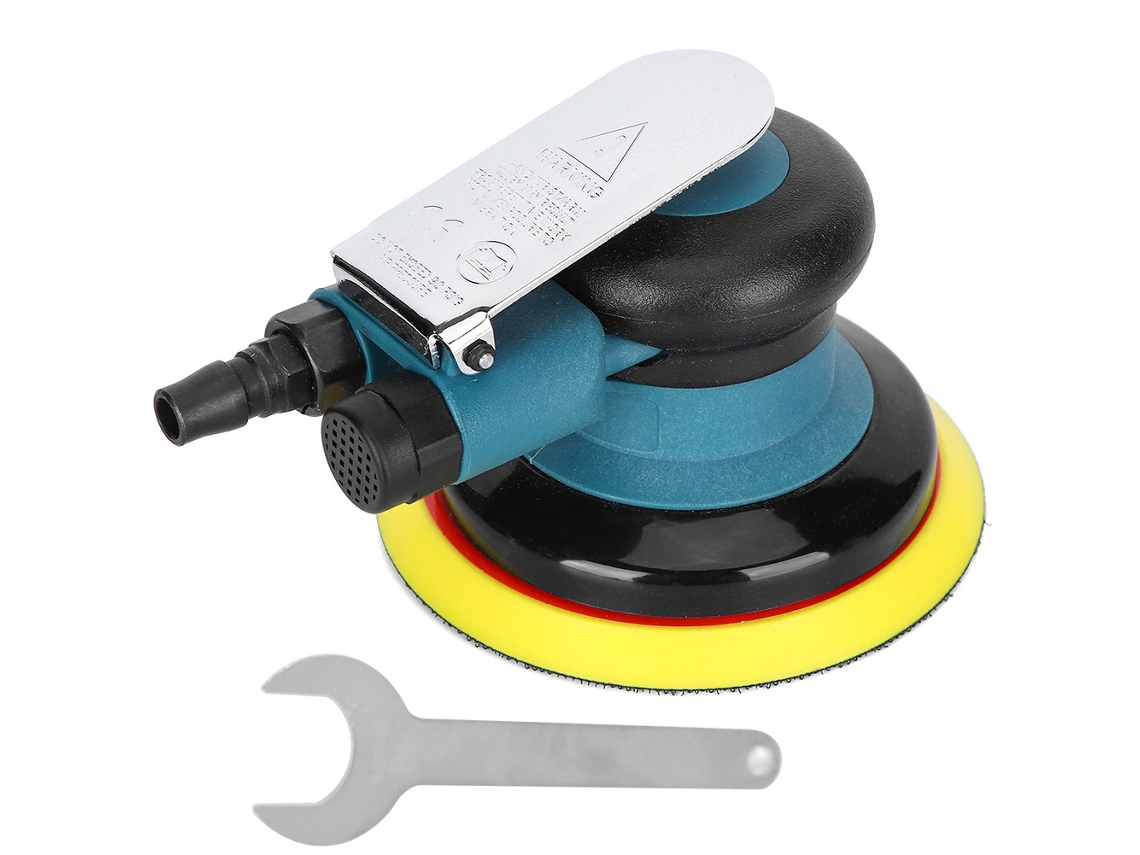 Herramienta De Pulido Neumática De 5" Para Sander Y Polisher Mano Redonda Air Grinder