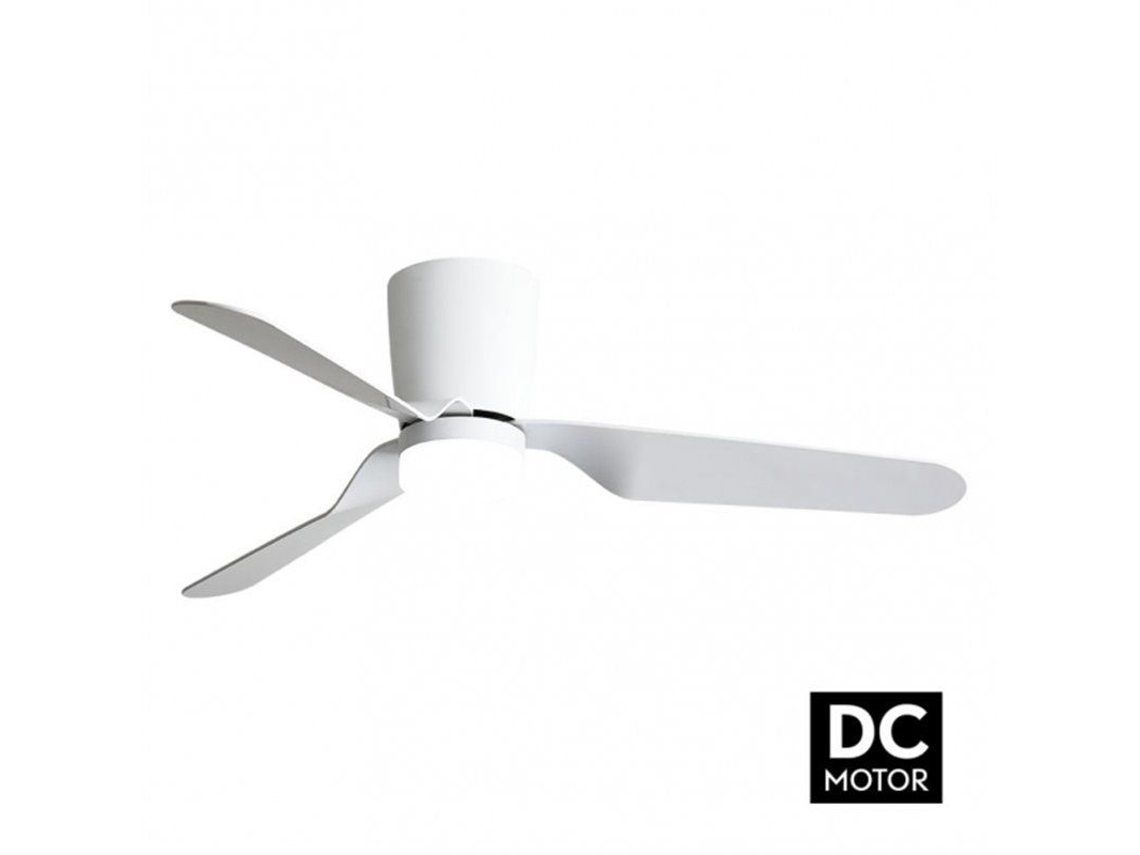 Ventilad 18w Dc Kochi Blanco 3 Aspas Blancas 5 Velocidades con mando Temporizador 132 D FABRILAMP