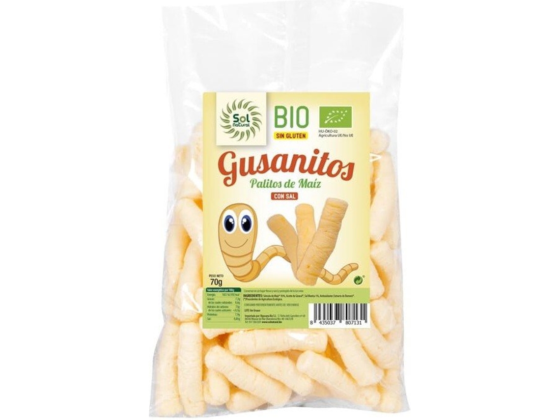 Suplemento Alimentar SOLNATURAL Usanitos De Maizigantes Bio (70 Gr)