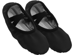 Sapatilhas De Balé Pretas Em Pu Macio Com Sola Macia Para Mulheres E Meninas, Sapatilhas De Bailarina.