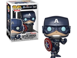 Figura Funko POP!  Marvel Avengers Game - Captain America Pop 10Cm