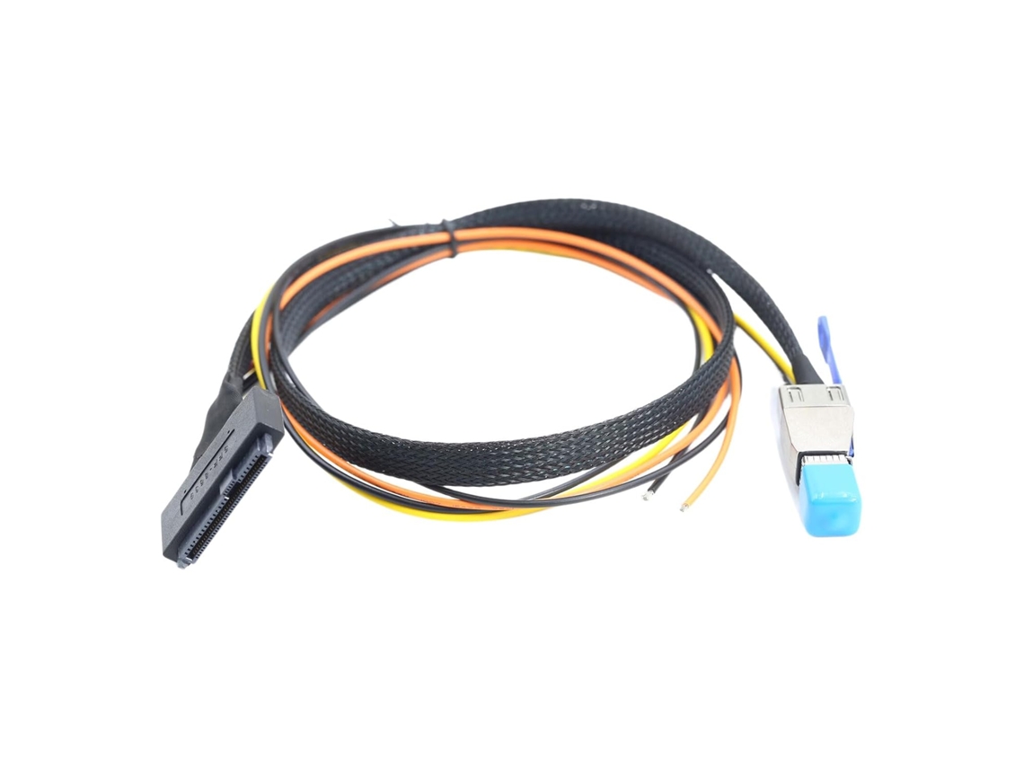 Conector Interno Sff-8644 A Sff-8639 Con Cable De Alimentación Abierto Para