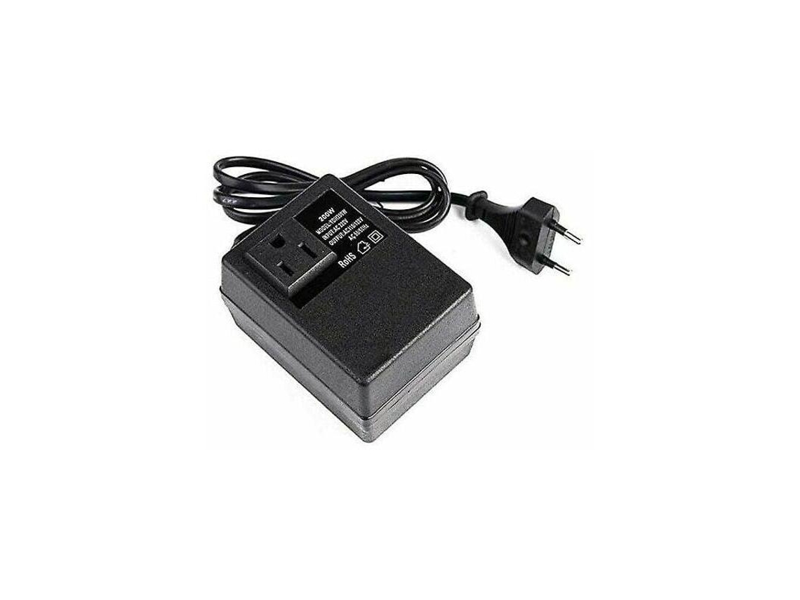 Transformador De 220v A 110v, 200w, Con Enchufe Europeo, Para Tensión Reducida.