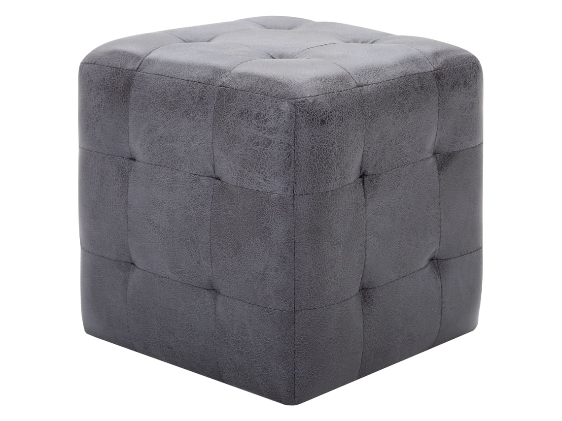 Juego de 2 mesitas de noche 30x30x30 cm Antelina Gris MAISON EXCLUSIVE