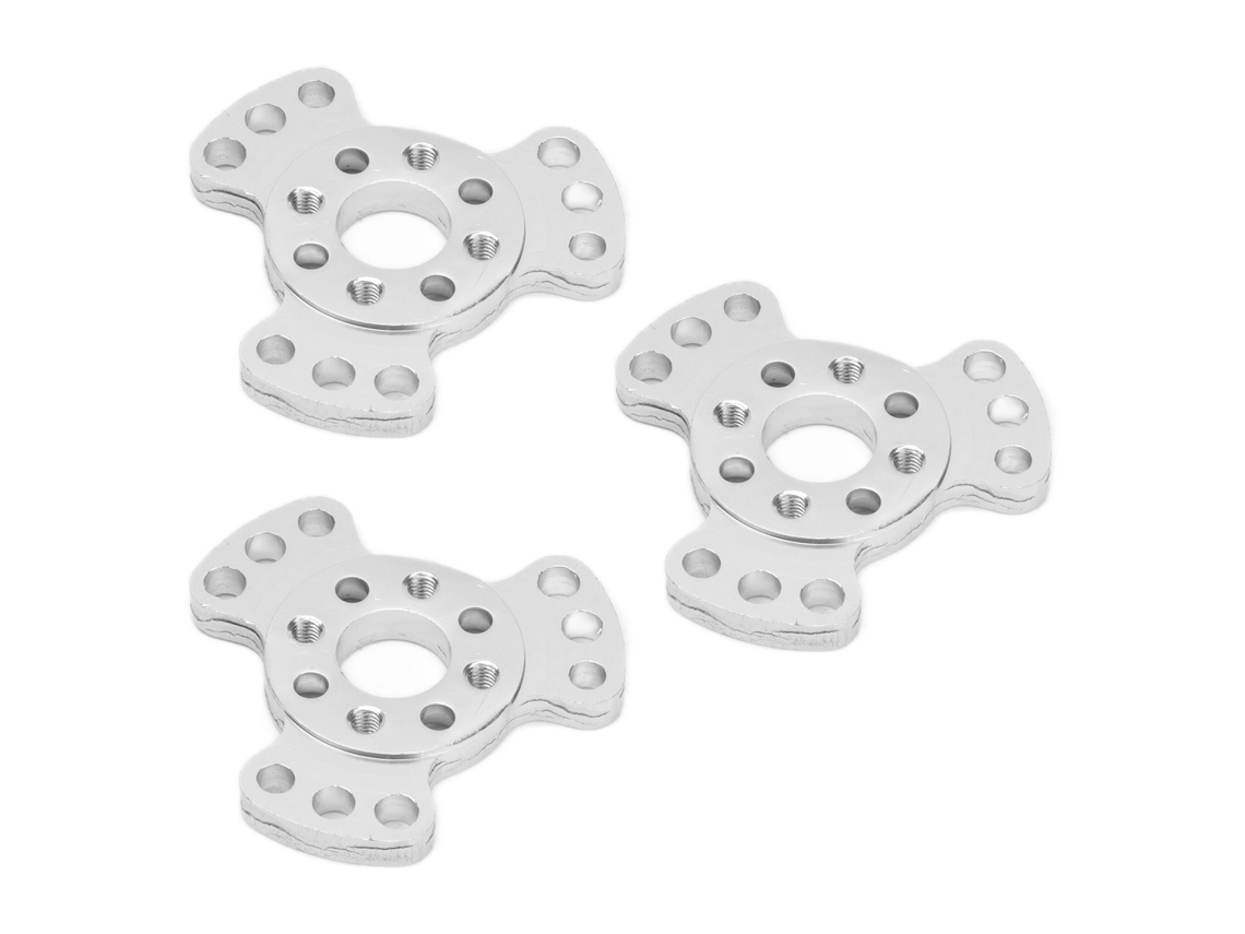 2026-as-3 Piezas Adaptador de rueda, placa espaciadora, accesorios omnidireccionales para robot inteligente Andymark