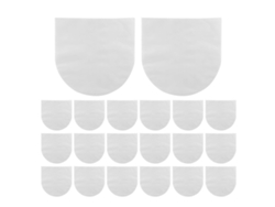 100pcs Bolsa Antiestática Para Vinil 7 Polegadas Case Cover Proteção Contra Poeira E Arranhões
