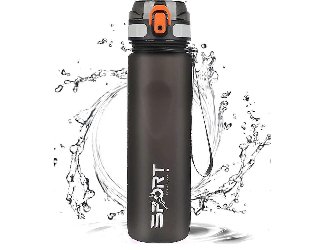 Botella Deportiva De 1l Con Indicador De Tiempo, Gran Capacidad, Transparente Y A Prueba De Fugas. Rosewell
